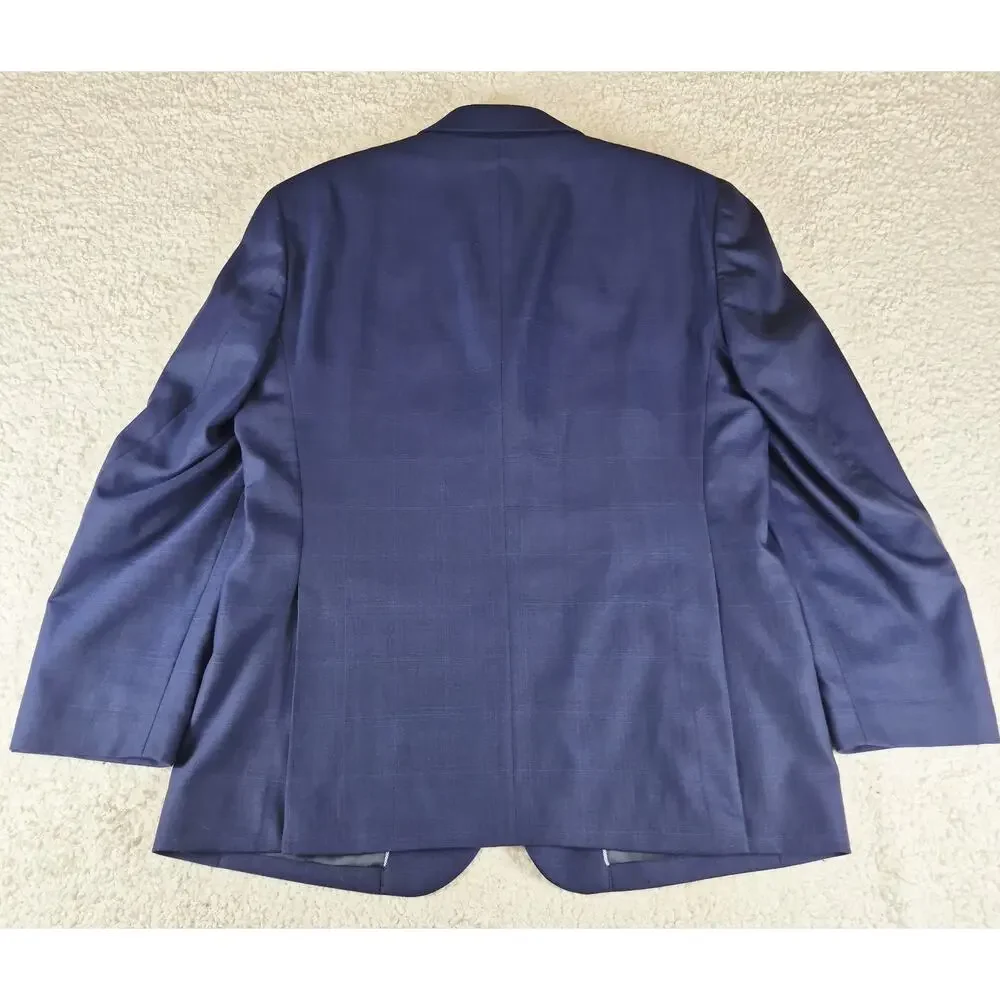 Jos A Bank 1905 Blazer 42R Blue Wool Stretch Suit Jacket Men Sport Coat 2 Button